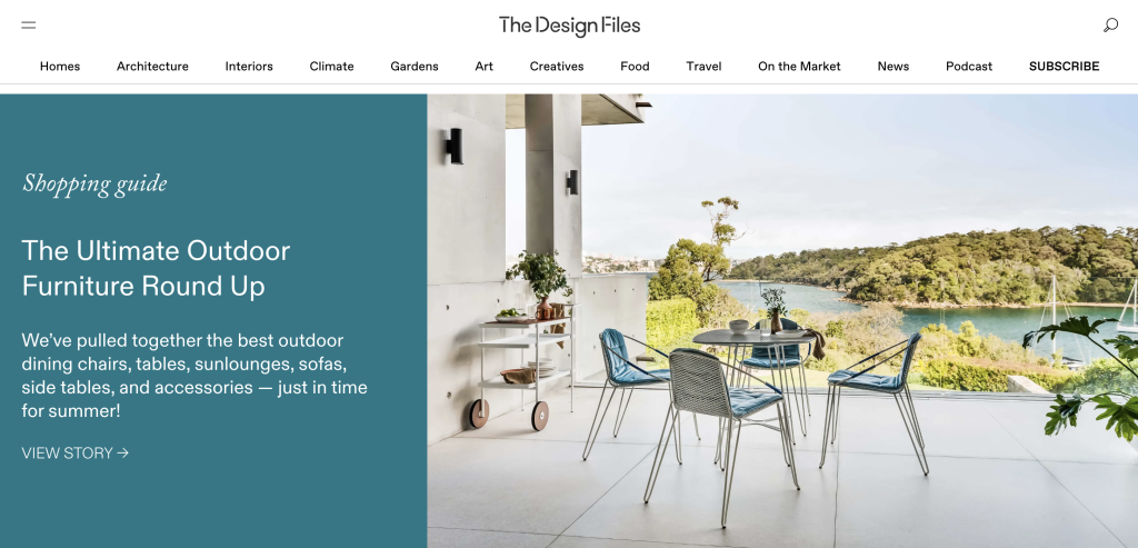 The Design Files Design Directory: Outdoor Directory
